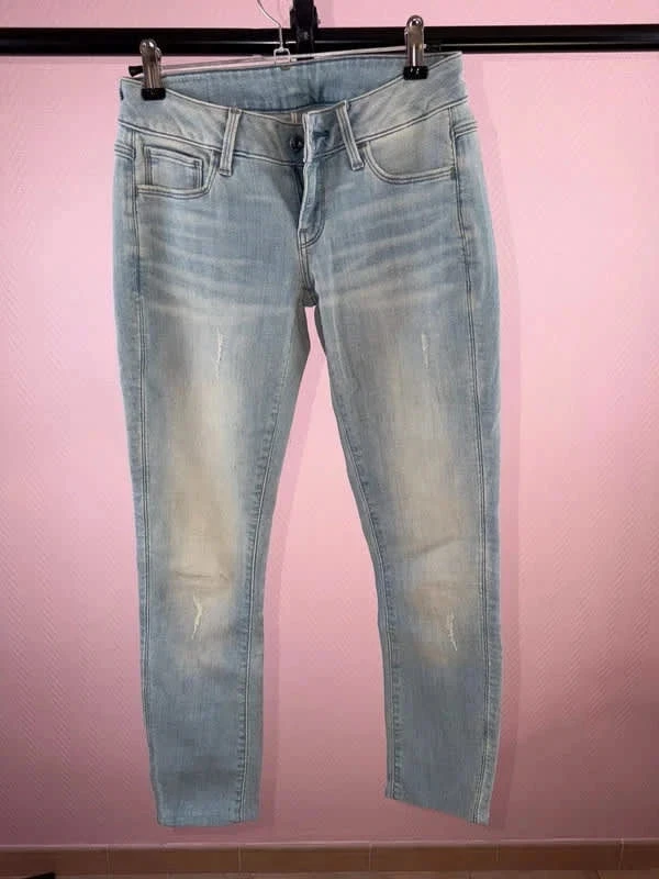 Jeans femme graw taille 24 32 longueur propre – photo 3